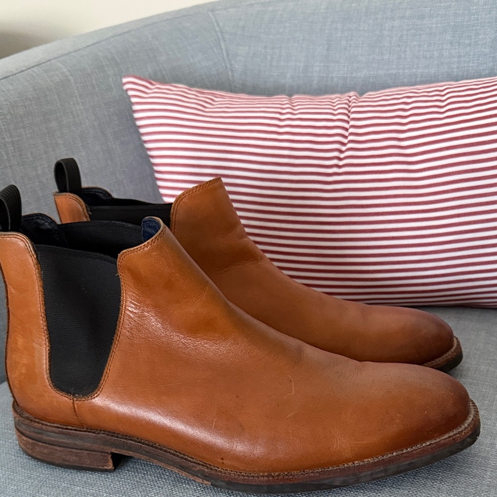 Men's Brown Leather Cole Haan Chelsea Boots